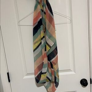 LOFT Multicolor Geometric Scarf